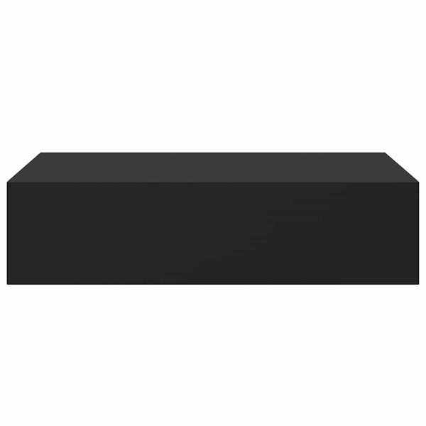 Schwarze Wandregale Czank 40x23,5x10cm (2 Stück MDF)