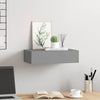 Graues Wandregal Czank 40x23,5x10cm (MDF)