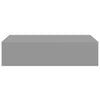 Graues Wandregal Czank 40x23,5x10cm (MDF)