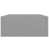 Graues Wandregal Czank 40x23,5x10cm (MDF)