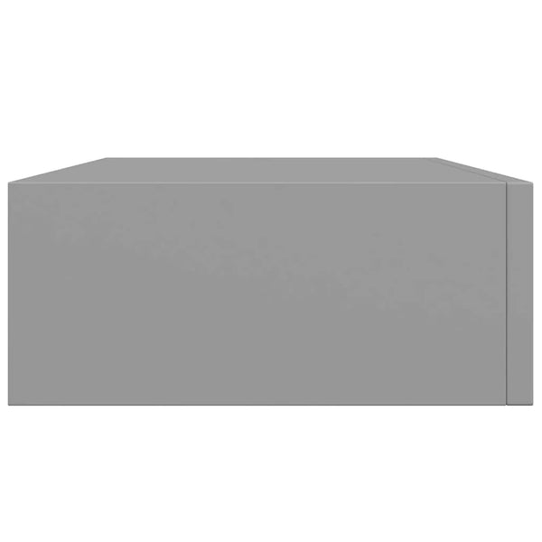 Graues Wandregal Czank 40x23,5x10cm (MDF)
