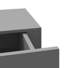 Graues Wandregal Czank 40x23,5x10cm (MDF)