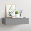 Graues Wandregal Czank 40x23,5x10cm (MDF)