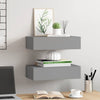 Graues Wandkastenregal Czank 40x23,5x10cm (2 Stück MDF)