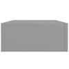 Graues Wandkastenregal Czank 40x23,5x10cm (2 Stück MDF)