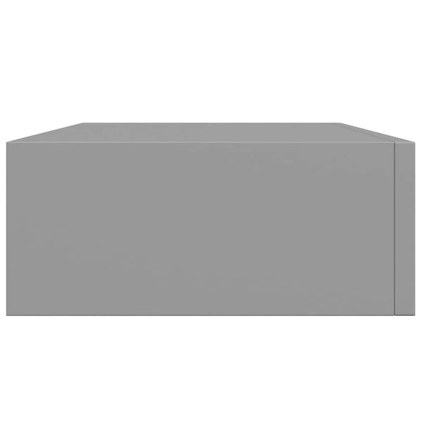 Graues Wandkastenregal Czank 40x23,5x10cm (2 Stück MDF)