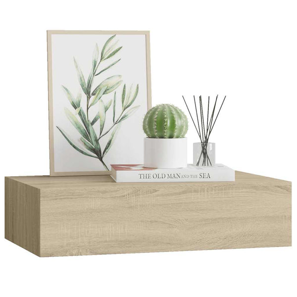 Wandregal Eiche Czank 40x23,5x10cm (MDF)