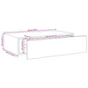 Wandregal Eiche Czank 40x23,5x10cm (MDF)