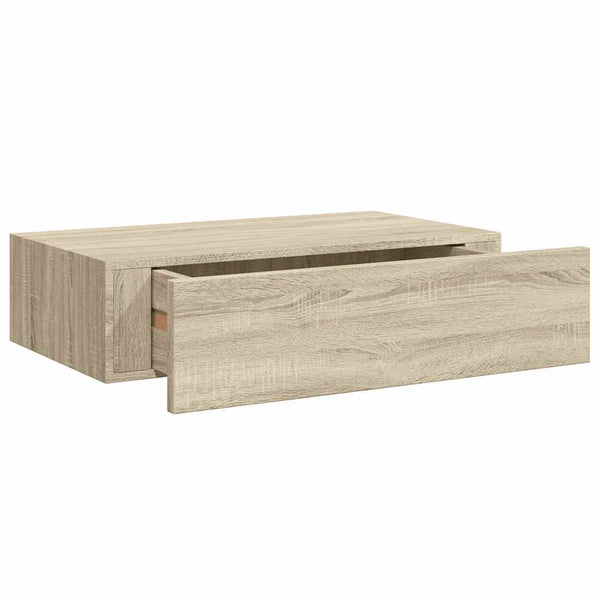 Eiche Wandkastenregale Czank 40x23,5x10cm (2 Stück MDF)