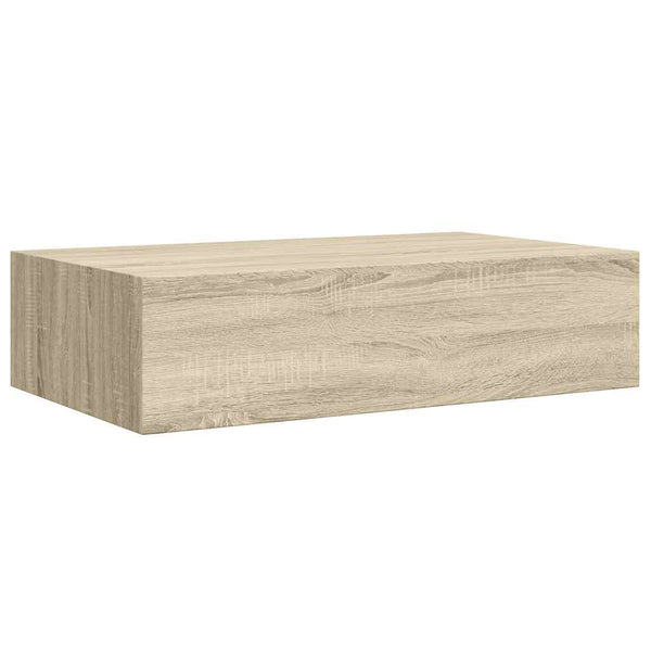 Eiche Wandkastenregale Czank 40x23,5x10cm (2 Stück MDF)