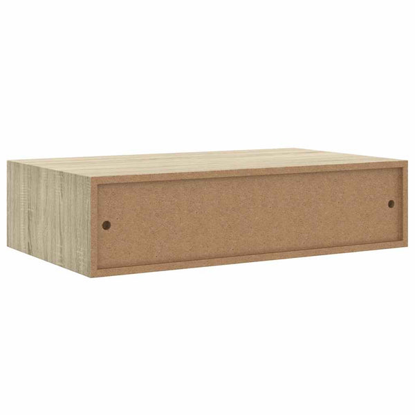 Eiche Wandkastenregale Czank 40x23,5x10cm (2 Stück MDF)