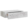 Wandregalbox Czank 40x23,5x10cm (MDF) betongrau