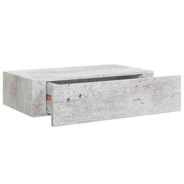 Wandregalbox Czank 40x23,5x10cm (MDF) betongrau