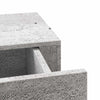 Wandregalbox Czank 40x23,5x10cm (MDF) betongrau