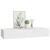 Weißes Wandregal Czank 60x23,5x10cm (MDF)