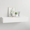 Weißes Wandregal Czank 60x23,5x10cm (MDF)