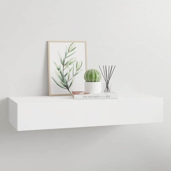 Weißes Wandregal Czank 60x23,5x10cm (MDF)