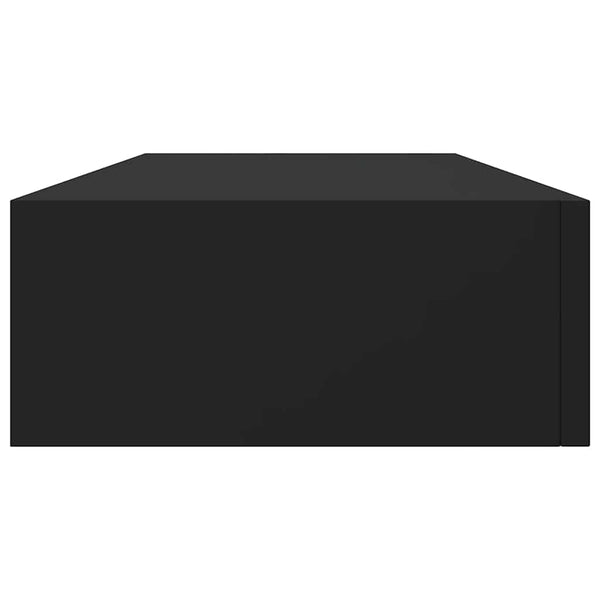 Schwarze Wandregale Czank 60x23,5x10cm (2 Stk. MDF)