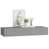 Graues Wandregal Czank 60x23,5x10cm (MDF)