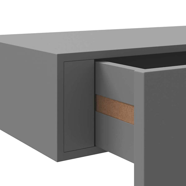 Graues Wandregal Czank 60x23,5x10cm (MDF)