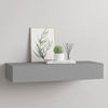 Graues Wandregal Czank 60x23,5x10cm (MDF)