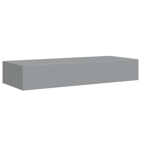 Graues Regal Czank 60x23,5x10cm (2 Stück MDF)