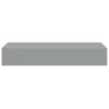 Graues Regal Czank 60x23,5x10cm (2 Stück MDF)