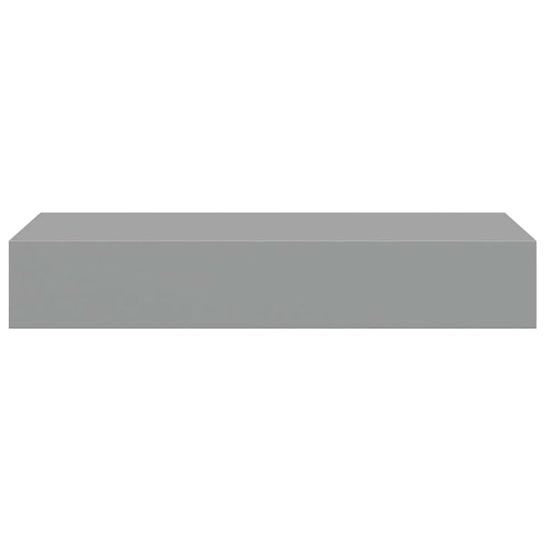 Graues Regal Czank 60x23,5x10cm (2 Stück MDF)