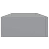 Graues Regal Czank 60x23,5x10cm (2 Stück MDF)