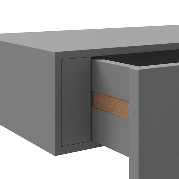 Graues Regal Czank 60x23,5x10cm (2 Stück MDF)