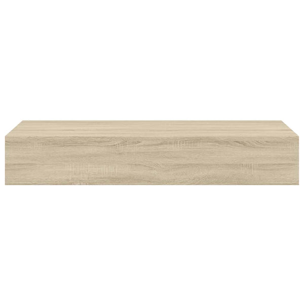 Czank Wandregal Eiche 60x23,5x10cm (MDF)