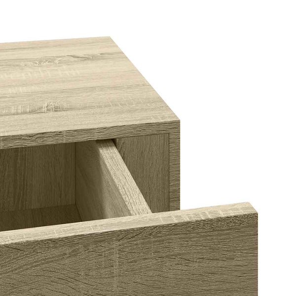Czank Wandregal Eiche 60x23,5x10cm (MDF)