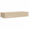 Wandregale Czank 60x23,5x10cm aus Eichenholz (2 Stk. MDF)
