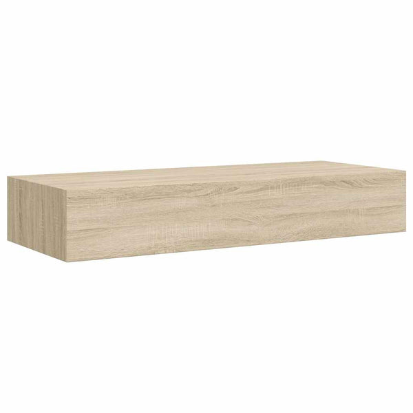 Wandregale Czank 60x23,5x10cm aus Eichenholz (2 Stk. MDF)