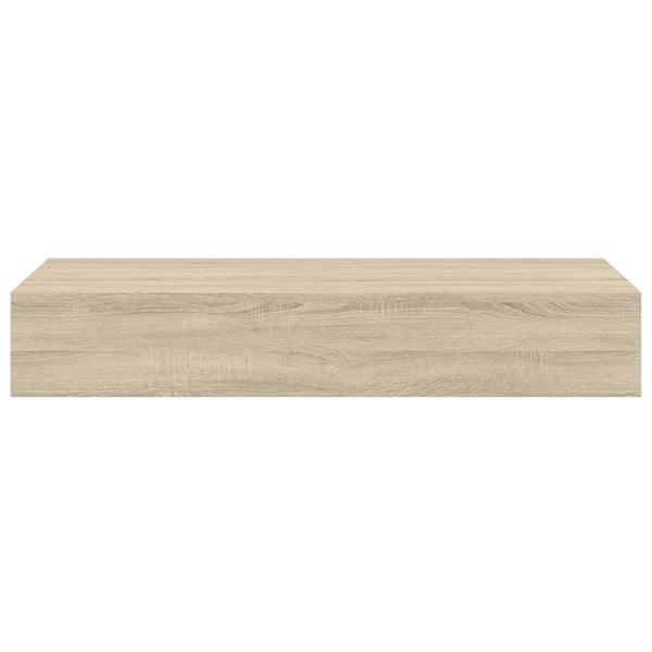 Wandregale Czank 60x23,5x10cm aus Eichenholz (2 Stk. MDF)