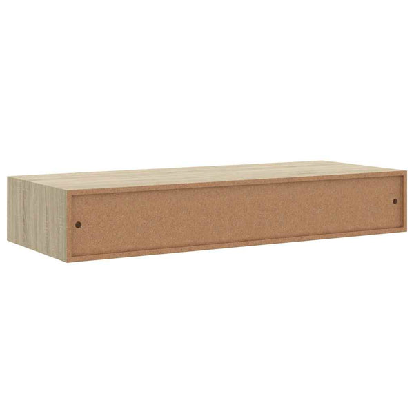 Wandregale Czank 60x23,5x10cm aus Eichenholz (2 Stk. MDF)