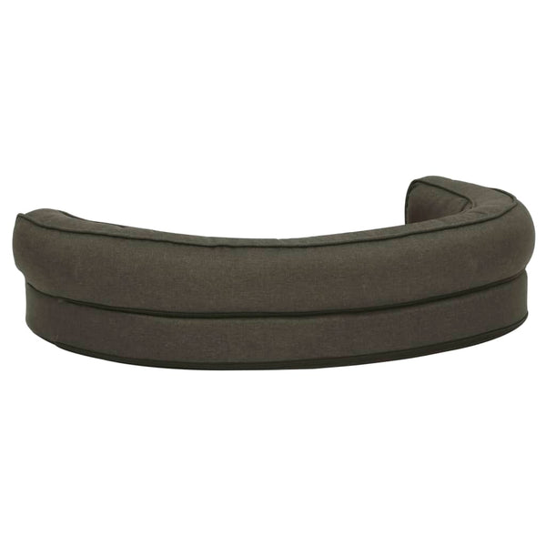Tummanharm ergonominen koiransängyn patja Pihal 75x53cm (pellavatyyli)