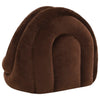 Braunes und cremefarbenes Katzenbett Altona 50x50x45cm