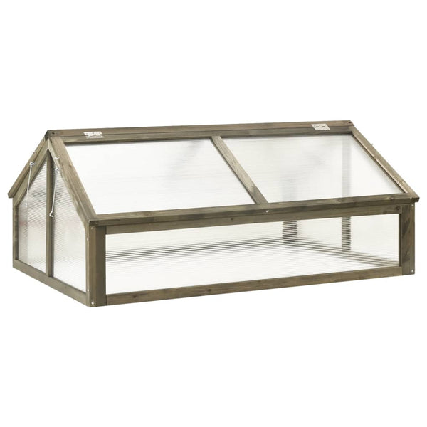 Graues Gewächshaus Mionel 114x80x50cm (sechs)