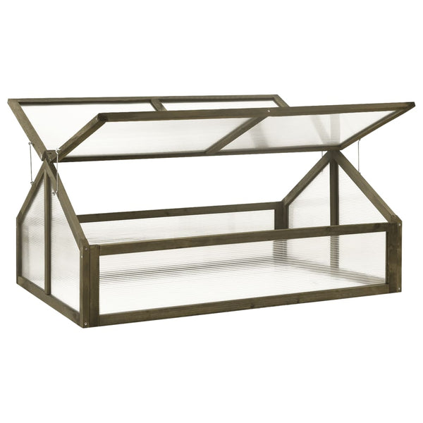Graues Gewächshaus Mionel 114x80x50cm (sechs)