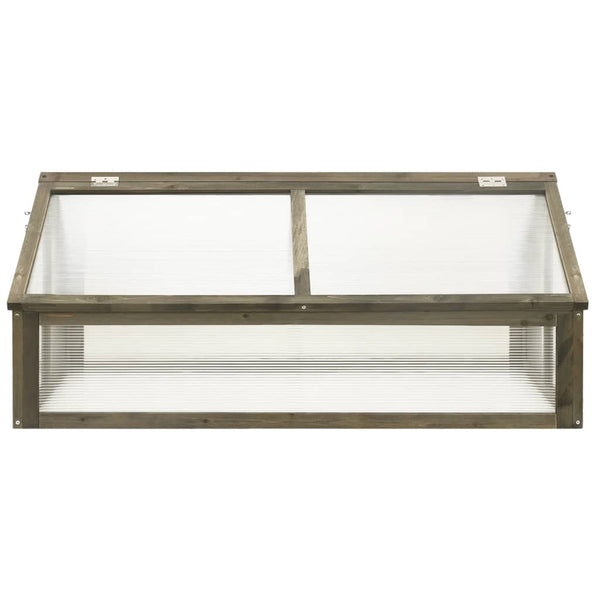 Graues Gewächshaus Mionel 114x80x50cm (sechs)