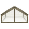 Graues Gewächshaus Mionel 114x80x50cm (sechs)