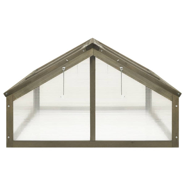 Graues Gewächshaus Mionel 114x80x50cm (sechs)