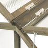 Graues Gewächshaus Mionel 114x80x50cm (sechs)