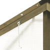 Graues Gewächshaus Mionel 114x80x50cm (sechs)