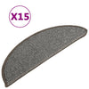 Graue Treppenmatten Agir 56x17x3cm (15 Stück)