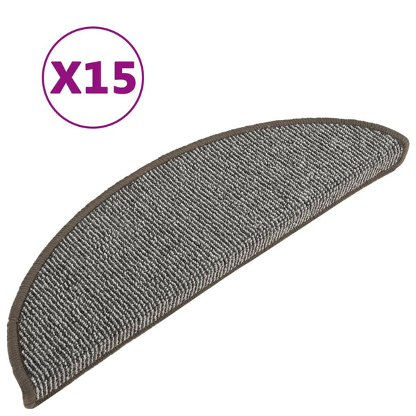 Graue Treppenmatten Agir 56x17x3cm (15 Stück)