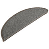 Graue Treppenmatten Agir 56x17x3cm (15 Stück)