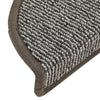 Graue Treppenmatten Agir 56x17x3cm (15 Stück)