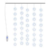 Blauer LED-Lichtvorhang Lichterketten 200 LEDs